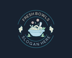 Pasta Bowl Cooking logo design