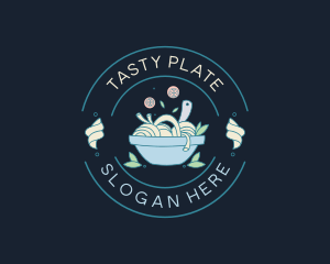 Pasta Bowl Cooking logo design