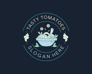 Pasta Bowl Cooking logo design