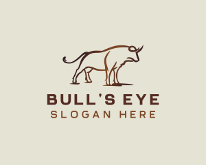 Bull Horn Buffalo logo design