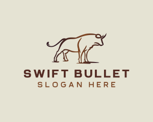 Bull Horn Buffalo logo design