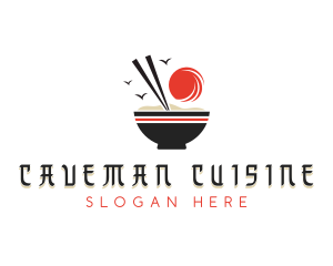 Rice Porridge Cuisine logo design