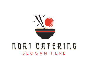 Rice Porridge Cuisine logo design