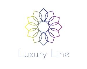 Wellness Flower Mandala logo design