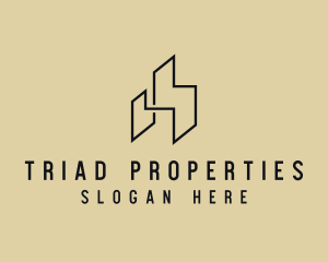 Property Building Realty logo design