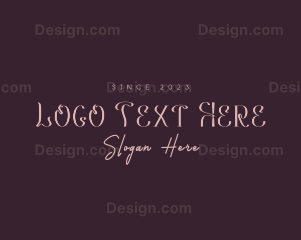 Elegant Boutique Brand Logo