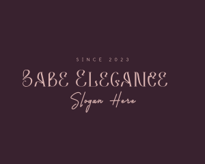 Elegant Boutique Business logo design