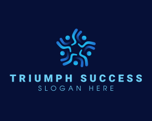 Human Resource People Organization logo design