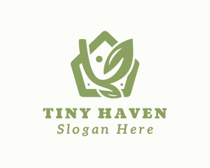 House Garden Plant logo design