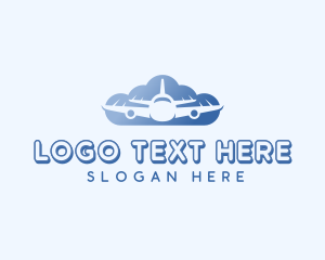 Cloud Airplane Flight  Logo