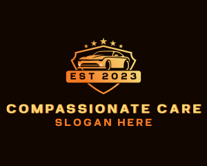 Sedan Vehicle Car Care  logo design