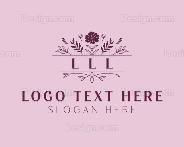 Stylish Wedding Event Logo