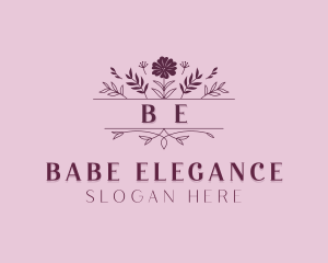 Stylish Wedding Event logo design