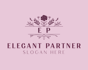 Stylish Wedding Event logo design