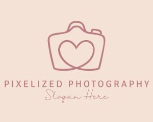 Camera Heart Photography logo design