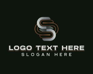 Startup Modern Tech Letter S logo