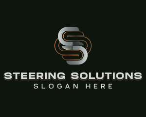 Startup Modern Tech Letter S logo design