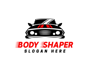 Retro Car Vehicle logo design