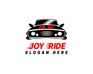 Retro Car Vehicle logo design