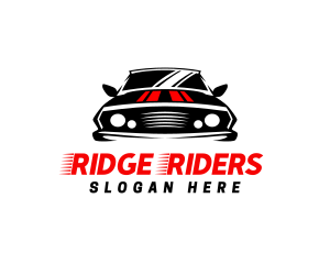 Retro Car Vehicle logo design