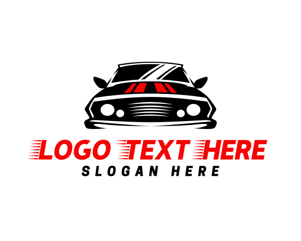 Retro Car Vehicle logo