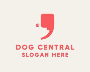 Dog Snout Apostrophe logo design