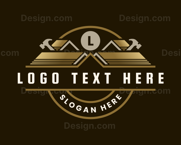 Handyman Roof Builder Logo