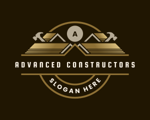 Handyman Roof Builder logo design