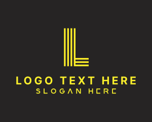 Business Yellow Lettermark logo