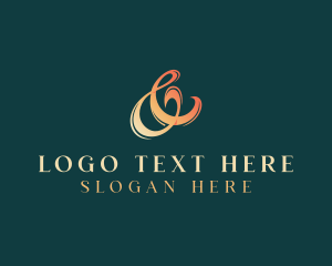 Modern Ampersand Script logo