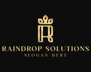 Luxury Elegant Letter R logo design