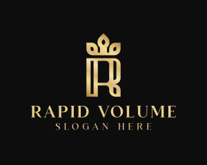 Luxury Elegant Letter R logo design