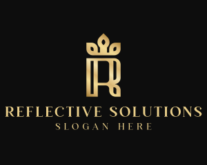 Luxury Elegant Letter R logo design