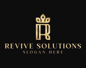 Luxury Elegant Letter R logo design