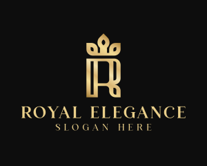 Luxury Elegant Letter R logo design