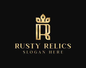 Luxury Elegant Letter R logo design