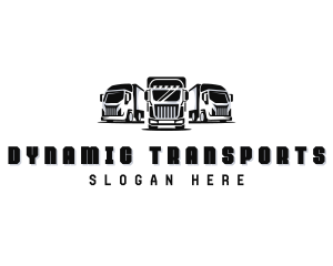 Trucking Transport Logistics logo design