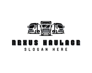 Trucking Transport Logistics logo design