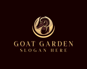 Premium Ram Goat logo design