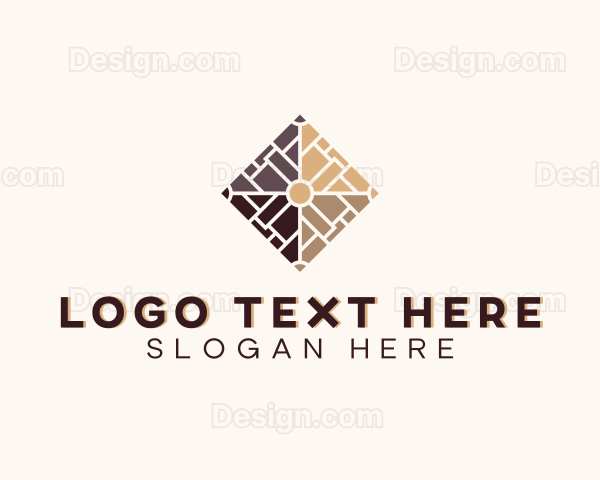 Flooring Pavement Tile Logo