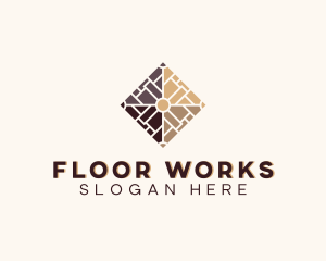 Flooring Pavement Tile logo