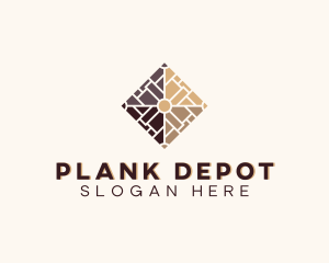 Flooring Pavement Tile logo design