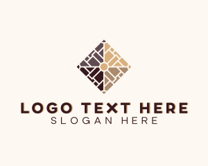 Floor - Flooring Pavement Tile logo design
