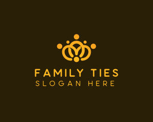 People Group Crown logo design