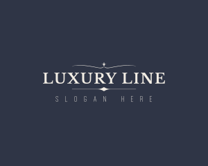 Luxury Beauty Shop Company logo design