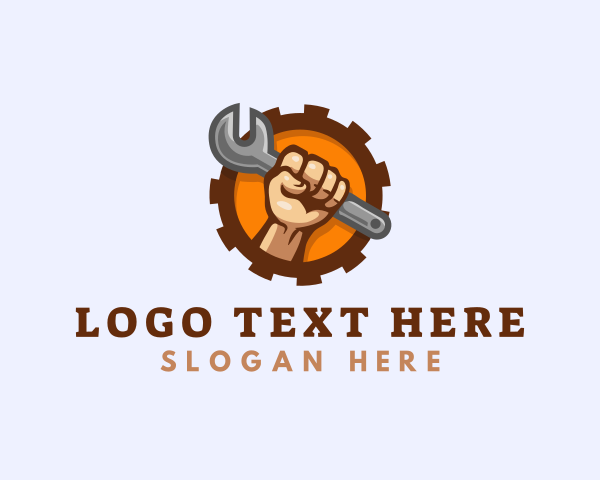 Handyman Wrench Mechanic logo