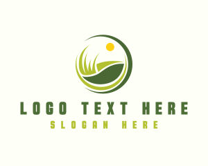 Landscaping Grass Lawn logo