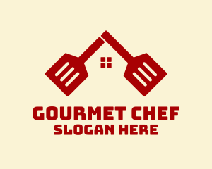 Chef Spatula House  logo design