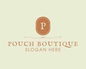 Rustic Retro Oval Boutique logo design