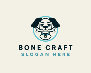 Puppy Dog Bone logo design